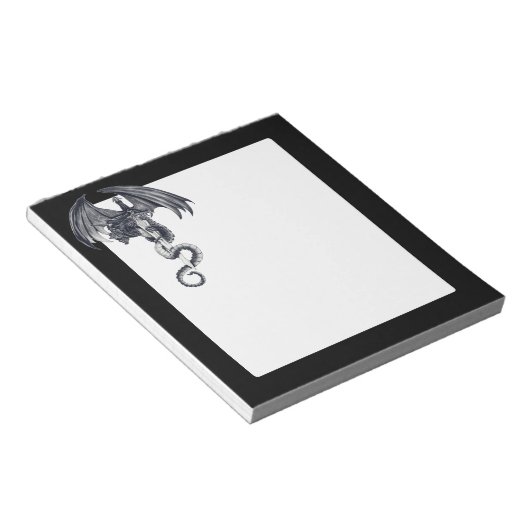 Draak- en zwaard-Notitieblok Notitieblok (Schuin)