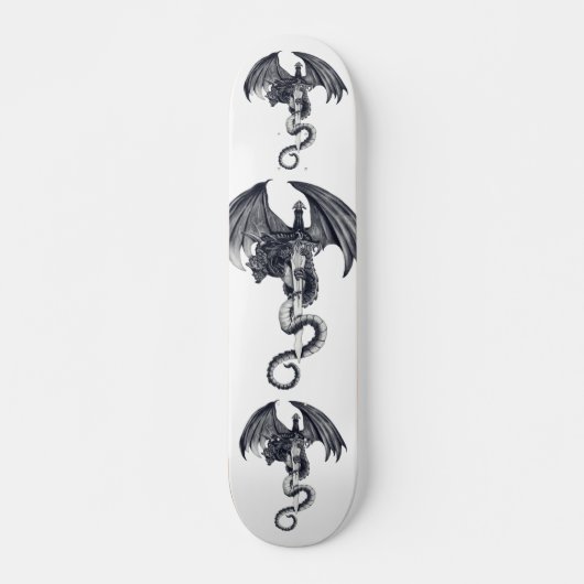 Draak- en zwaardskateboard skateboard (Voorkant)