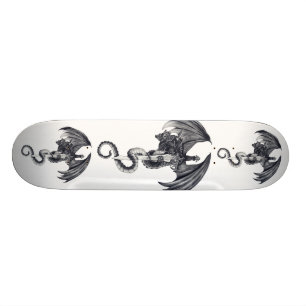 Draak- en zwaardskateboard skateboard