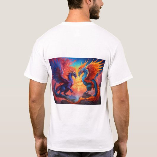 draak Fanion speciaal T-shirt (Achterkant)