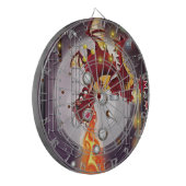Draak flipperkast dartbord (Voorkant Links)