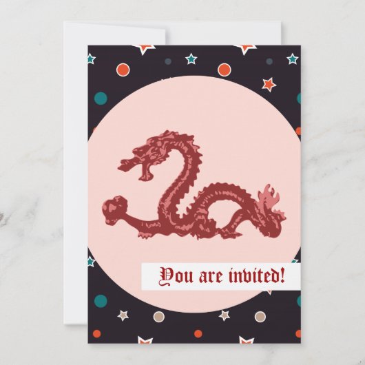 Draak Gepersonaliseerde Aankondiging (Voorkant)