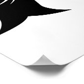 Draak gestileerde letter A, drakenalfabet, monogra Poster (Hoek)
