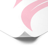 Draak gestileerde letter B, drakenalfabet, monogra Poster (Hoek)