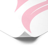 Draak gestileerde letter B, drakenalfabet, monogra Poster (Hoek)