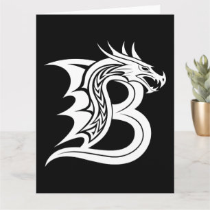 Draak gestileerde letter B, Drakonalfabet, Monogra Kaart