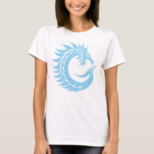 Draak gestileerde letter C, drakenalfabet, monogra T-shirt