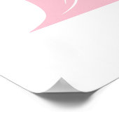 Draak gestileerde letter F, drakenalfabet, monogra Poster (Hoek)