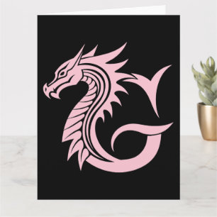 Draak gestileerde letter G, drakenalfabet, monogra Kaart
