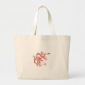 draak grote tote bag (Voorkant)