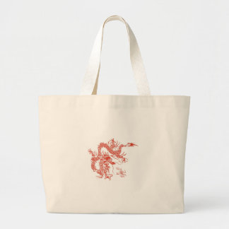 draak grote tote bag