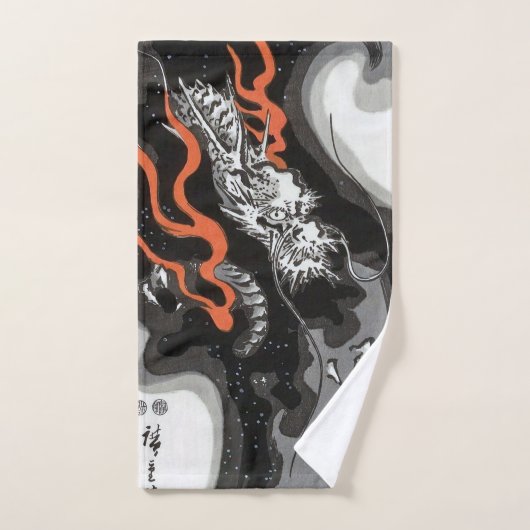 Draak, Hiroshige, Ukiyo-e Handdoek (Handdoek)