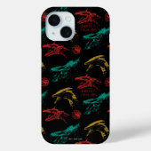 Draak hoofd patroon Case-Mate iPhone case (Achterkant)