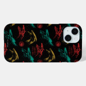 Draak hoofd patroon Case-Mate iPhone case (Achterkant (horizontaal))