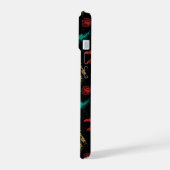 Draak hoofd patroon iPhone 15 case (Linkerkant)