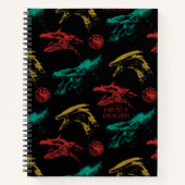 Draak hoofd patroon notitieboek (Voorkant)