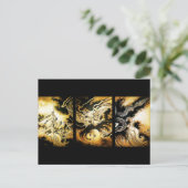 Draak in de Clouds Hiroshige Briefkaart (Staand voorkant)