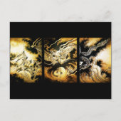 Draak in de Clouds Hiroshige Briefkaart (Voorkant)