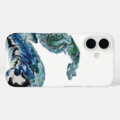 Draak in de golven – Abstracte oceaanenergie Case-Mate iPhone Case (Achterkant (horizontaal))
