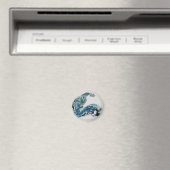 Draak in de golven – Abstracte oceaanenergie magne Magneet (Insitu (Vaatwasser))
