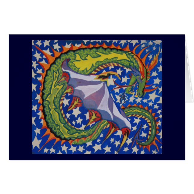 Draak in de sterren (Voorkant Horizontaal)