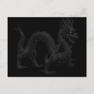 Draak in de sterren briefkaart