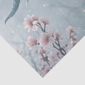 Draak in de tuin tissuepapier (Detail)