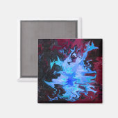 Draak in de vlucht..... magneet (Voorkant / Achterkant)