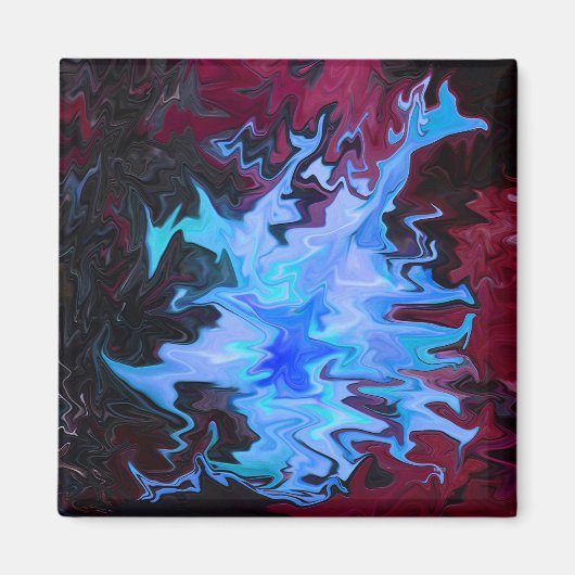 Draak in de vlucht..... magneet (Voorkant)