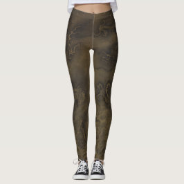 Draak in de wolken leggings