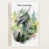 Draak in dennenbos planner (Voorkant)