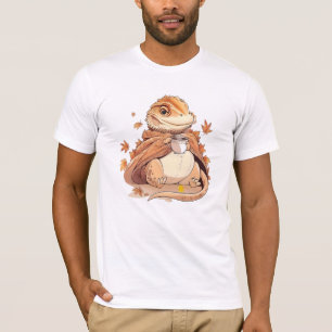 Draak In Een Dekentje Shirt, Baardagaam Pompoen  T-shirt