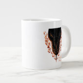 Draak in Flames Behind Sword Grote Koffiekop (Voorkant rechts)