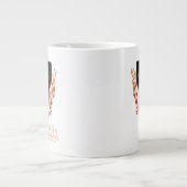 Draak in Flames Behind Sword Grote Koffiekop (Voorkant)