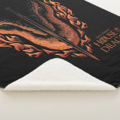 Draak in Flames Behind Sword Sherpa Deken (3/4)