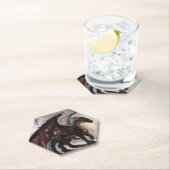 Draak in grot kartonnen onderzetters (Insitu)