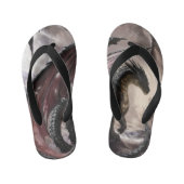 Draak in grot kinder teenslippers (Voetbed)