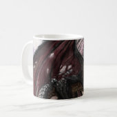 Draak in grot koffiemok (Voorkant links)