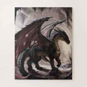 Draak in grot legpuzzel