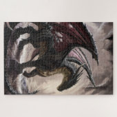 Draak in grot legpuzzel (Horizontaal)