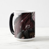 Draak in grot magische mok (Voorkant links)