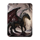 Draak in grot magneet (Verticaal)