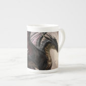 Draak in grot porselein kop (Voorkant rechts)