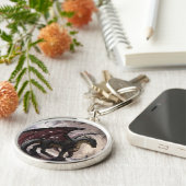 Draak in grot sleutelhanger (Zijkant)