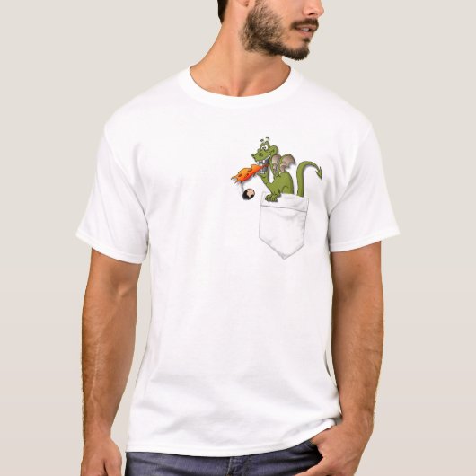 draak in je zak t-shirt (Voorkant)