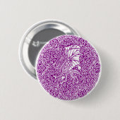 Draak in Round Celtic Knot Ronde Button 5,7 Cm (Voorkant /achterkant)