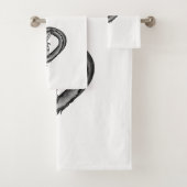 Draak in Tattoo stijl Bad Handdoek (Insitu)