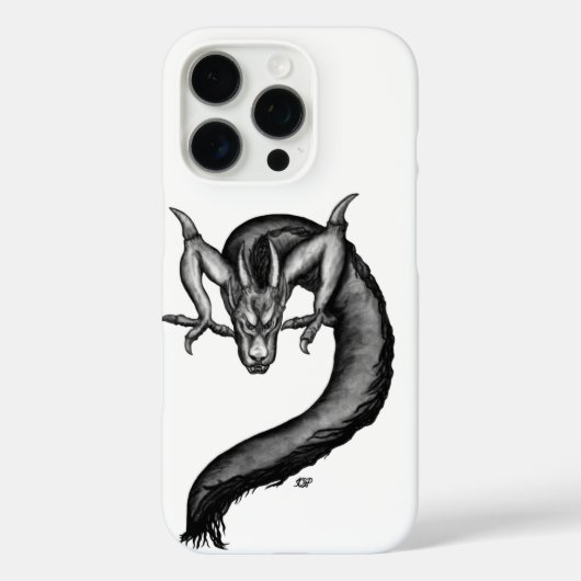 Draak in Tattoo stijl Case-Mate iPhone Case (Achterkant)
