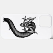 Draak in Tattoo stijl Case-Mate iPhone Case (Achterkant (horizontaal))