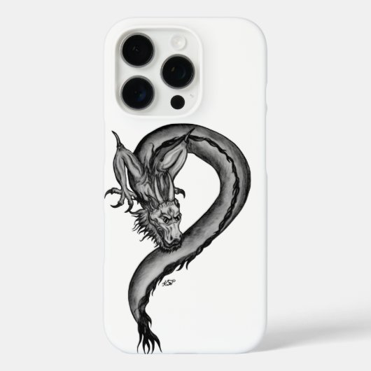 Draak in Tattoo stijl Case-Mate iPhone Case (Achterkant)